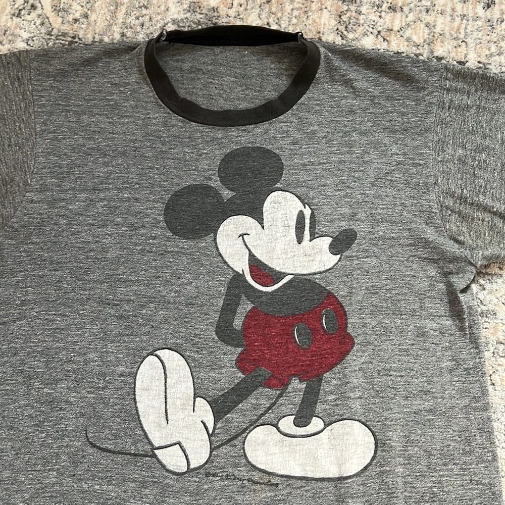 Vintage Mickey Mouse tee shirt circa 1980’s (25” x 17.5”)